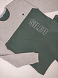 Pijama de homem 100% algodão (com carda) estilo desportivo - verde - Thumbnail 5