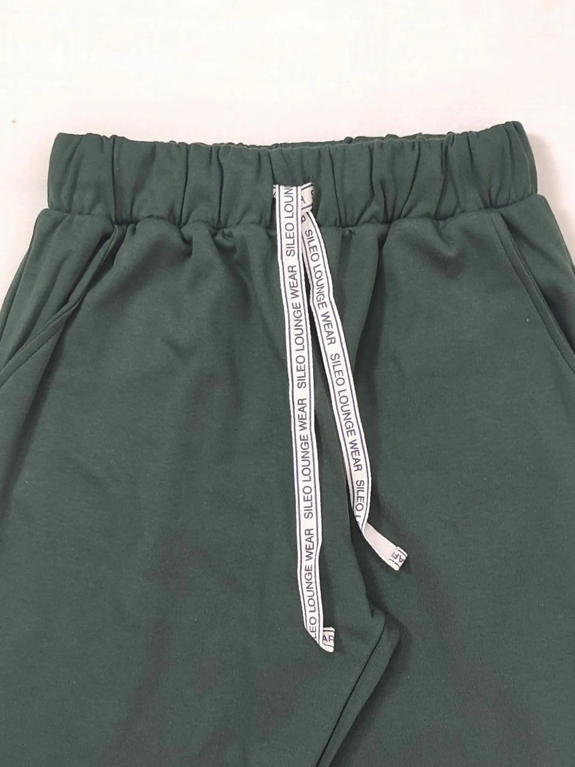 Pijama de homem 100% algodão (com carda) estilo desportivo - verde 6