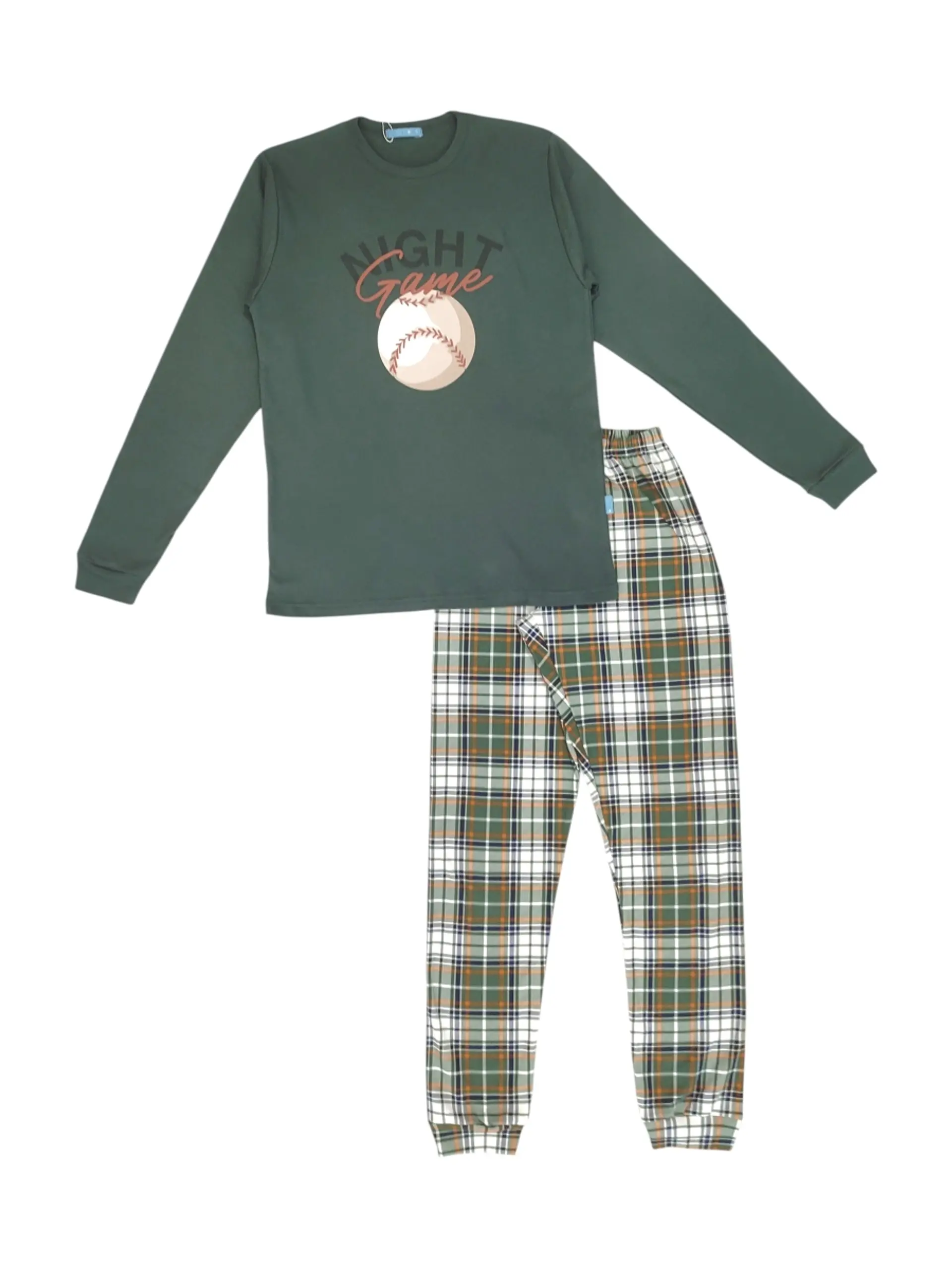 Pijama de homem em algodão 
