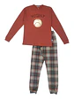 Pijama de homem 100% algodão (com carda) 