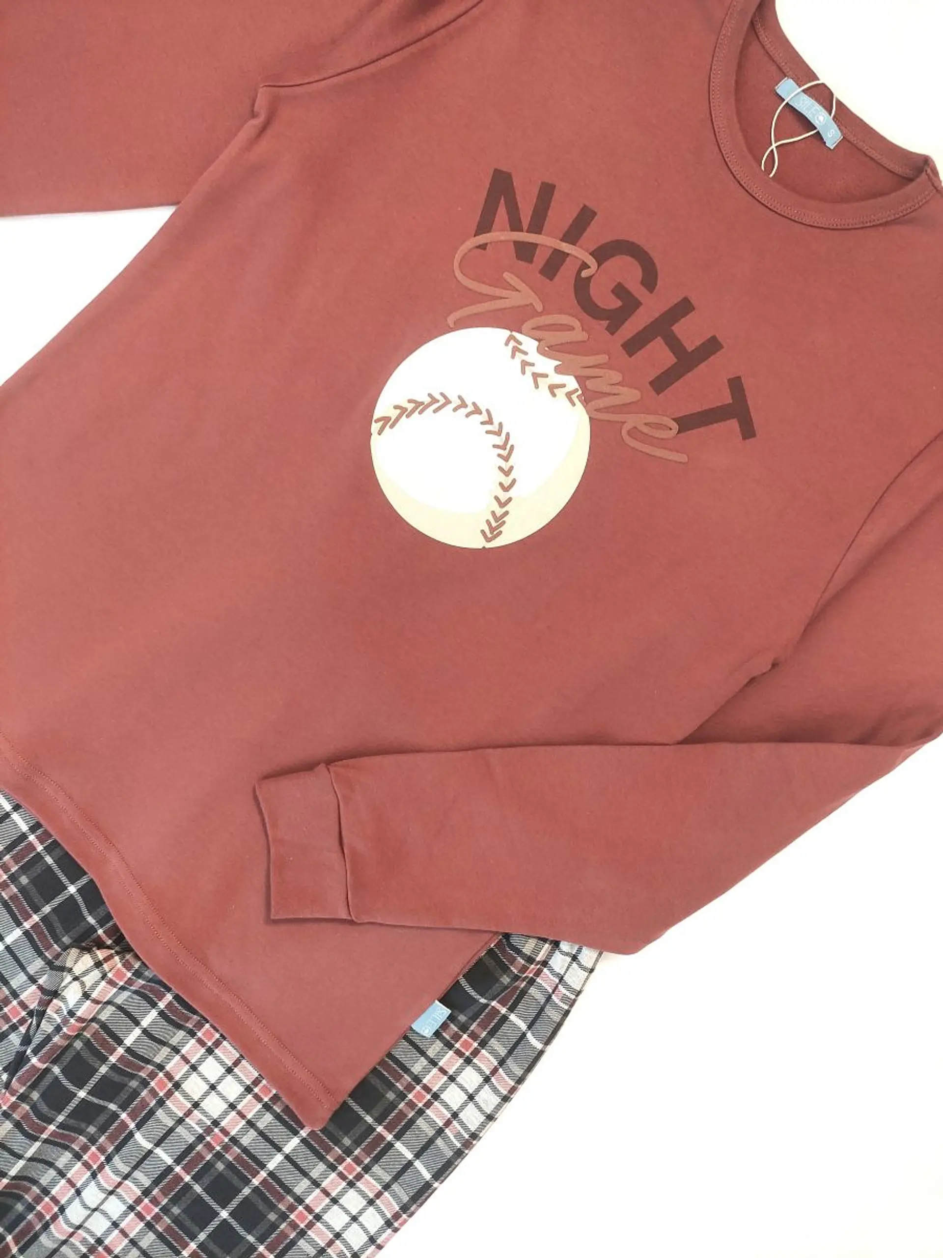 Pijama de homem 100% algodão (com carda) 