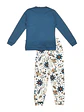 Pijama de Mulher 100% Algodão Cardado – Gato Artístico - Thumbnail 6