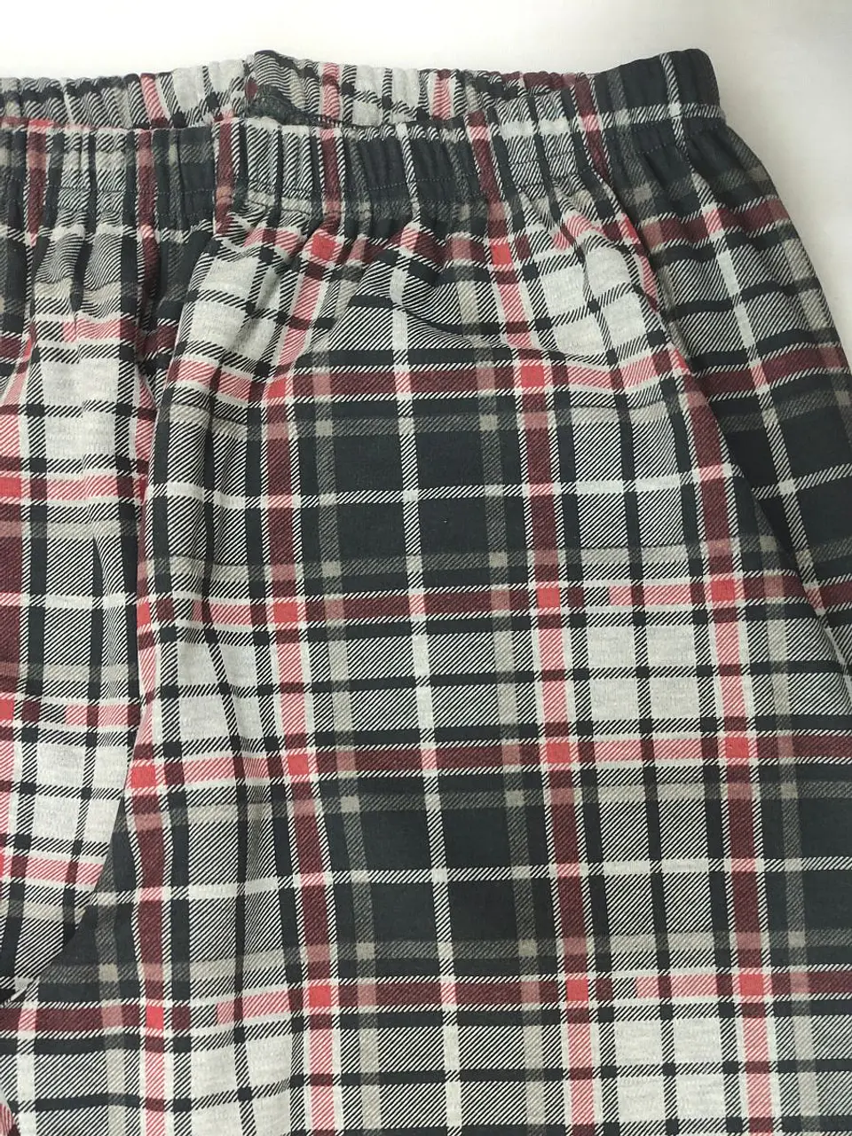 Pijama em algodão com calças ao xadrez - telha 5