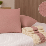 Cojines, Tejidos a telar, Palo rosa, Lana natural