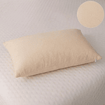 Pack de 3 Cojines tejidos a telar lana natural, Crudo