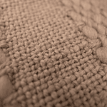 Pieceras Artesanales de Lana de Oveja 100% Natural, Gris Arena