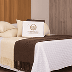 Pieceras Artesanales de Lana de Oveja 100% Natural, Cafe trumao.