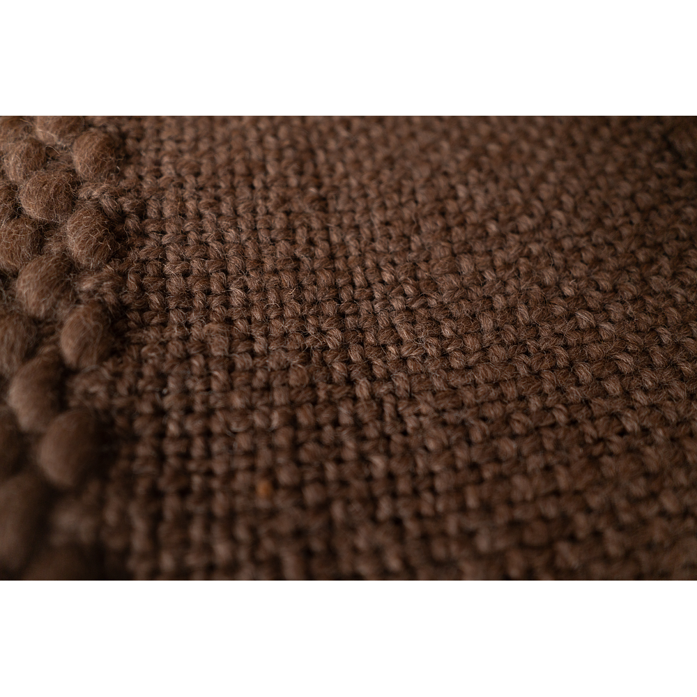 Pieceras Artesanales de Lana de Oveja 100% Natural, Cafe trumao.