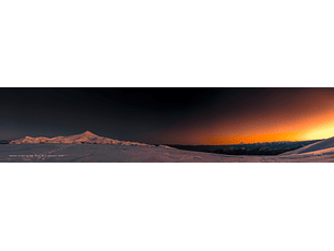 Amanecer en Quetrupillán, Región de la Araucanía, Chile