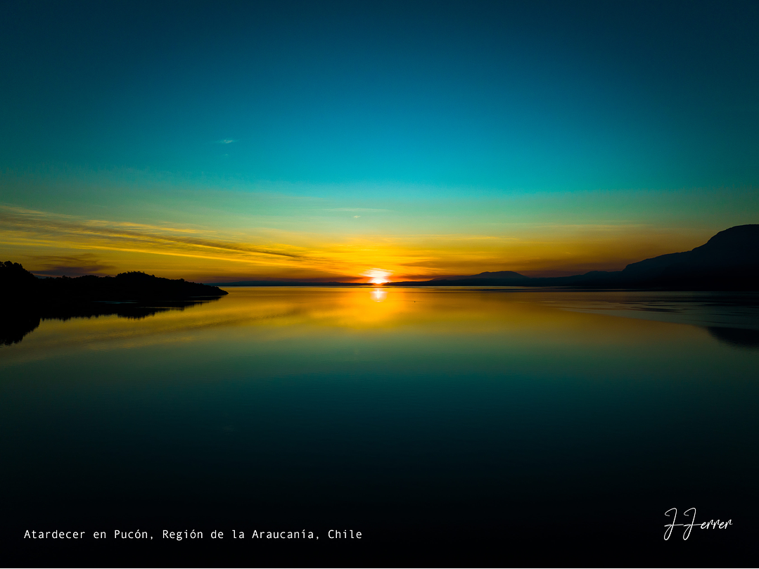 Atardecer en Pucón, Región de la Araucanía, Chile 1