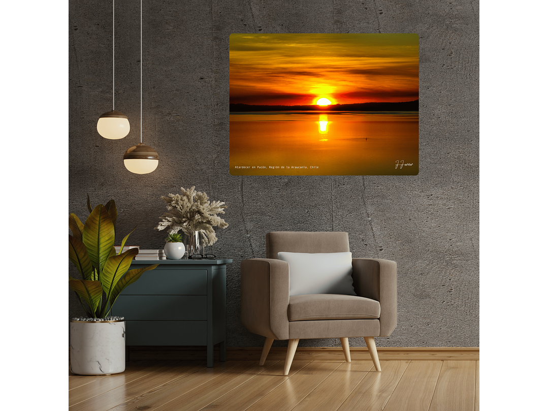 Atardecer en Pucón, Región de la Araucanía, Chile 2