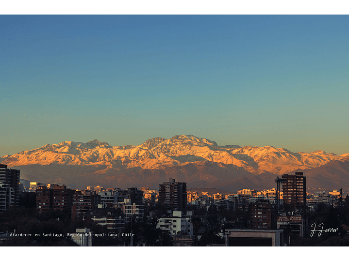 Atardecer en Santiago, Región Metropolitana, Chile 1