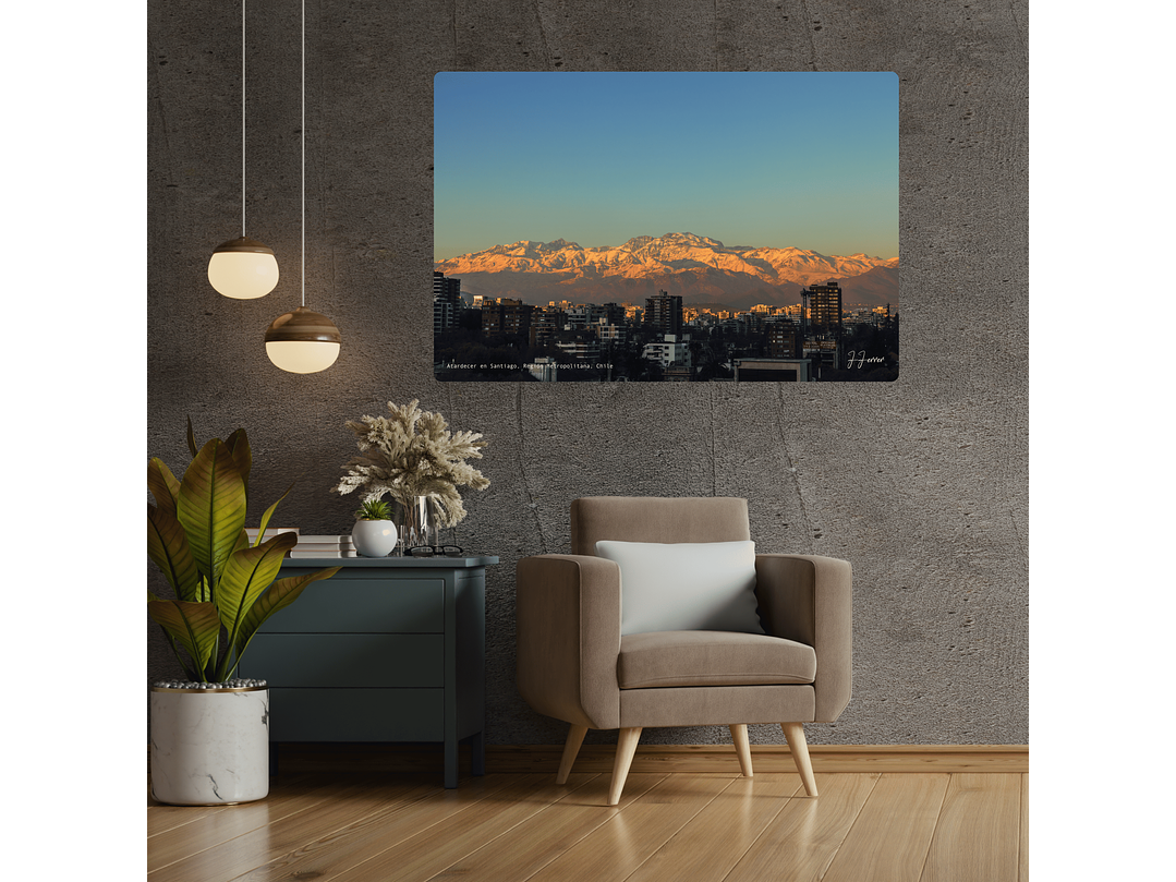 Atardecer en Santiago, Región Metropolitana, Chile 2