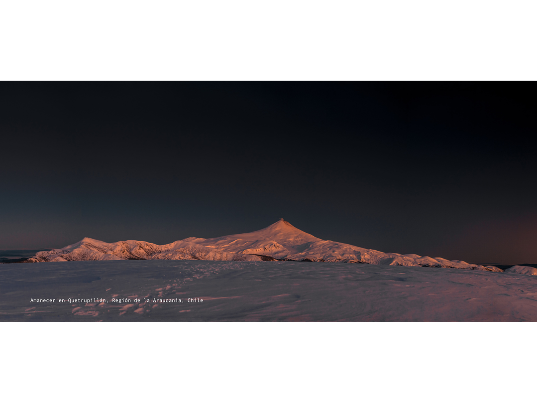 Amanecer en Quetrupillán, Región de la Araucanía, Chile 2