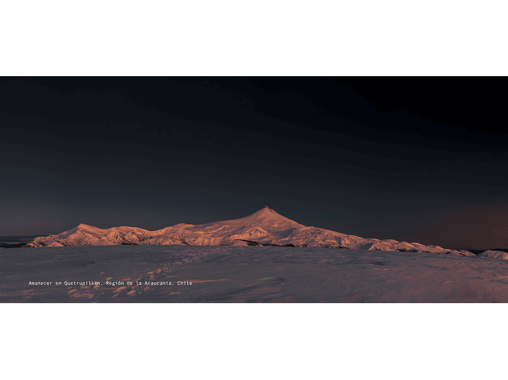 Amanecer en Quetrupillán, Región de la Araucanía, Chile 2