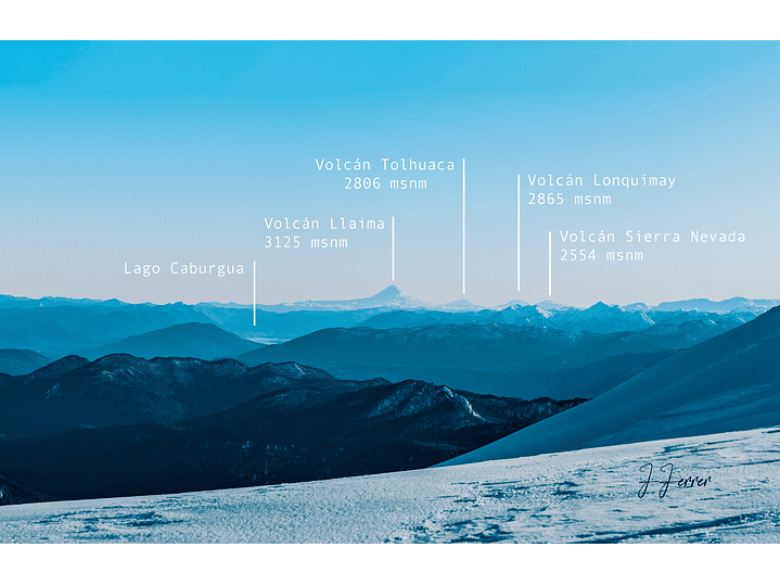 Cumbre Volcán Quetrupillán, Región de la Araucanía, Chile - Con infografía 7