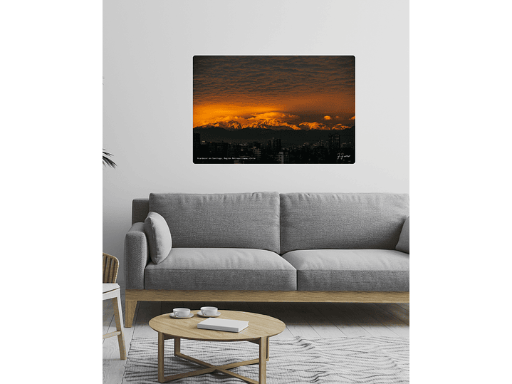 Atardecer en Santiago, Región Metropolitana, Chile 2