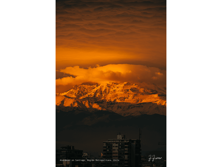 Atardecer en Santiago, Región Metropolitana, Chile 1