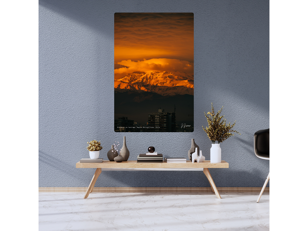 Atardecer en Santiago, Región Metropolitana, Chile 2