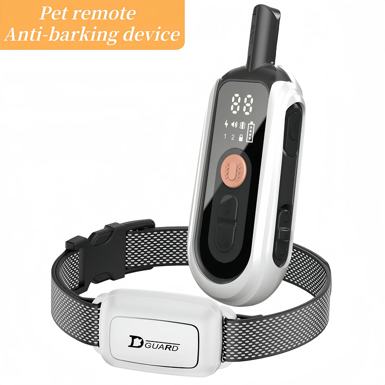 Electric Dog Training Collar Waterproof Dog Bark Collar Pet With Remote Control Rechargeable Anti Barking Device All Size Dogs 1