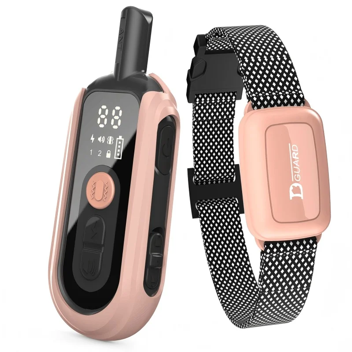 Electric Dog Training Collar Waterproof Dog Bark Collar Pet With Remote Control Rechargeable Anti Barking Device All Size Dogs 3