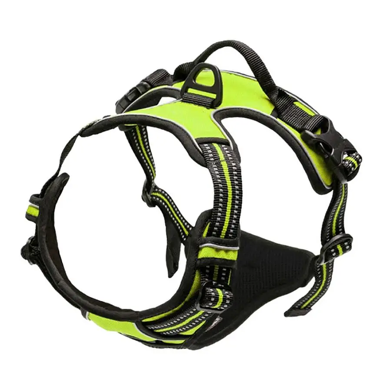 No Pull Dog Harness Front Clip Heavy Duty Reflective Easy Control Handle for Large Dog Walking 1