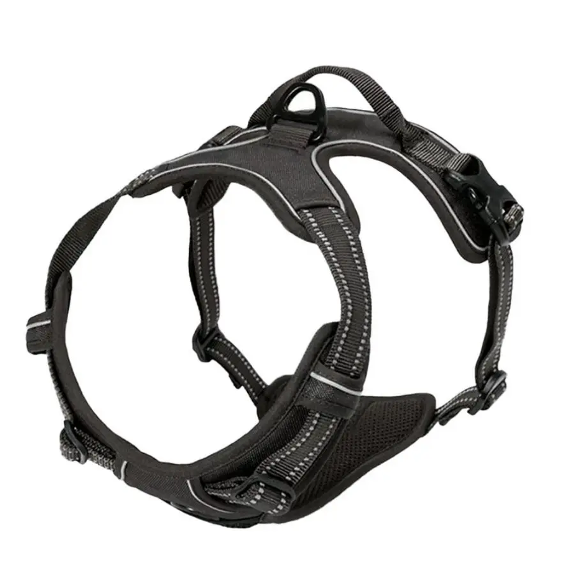 No Pull Dog Harness Front Clip Heavy Duty Reflective Easy Control Handle for Large Dog Walking 6