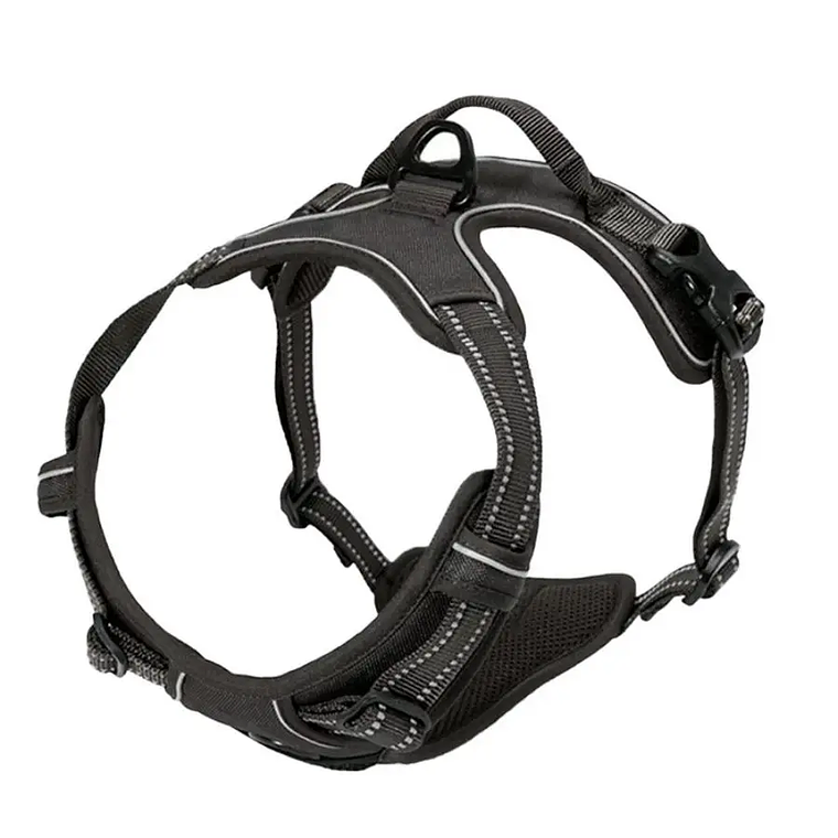 No Pull Dog Harness Front Clip Heavy Duty Reflective Easy Control Handle for Large Dog Walking 6