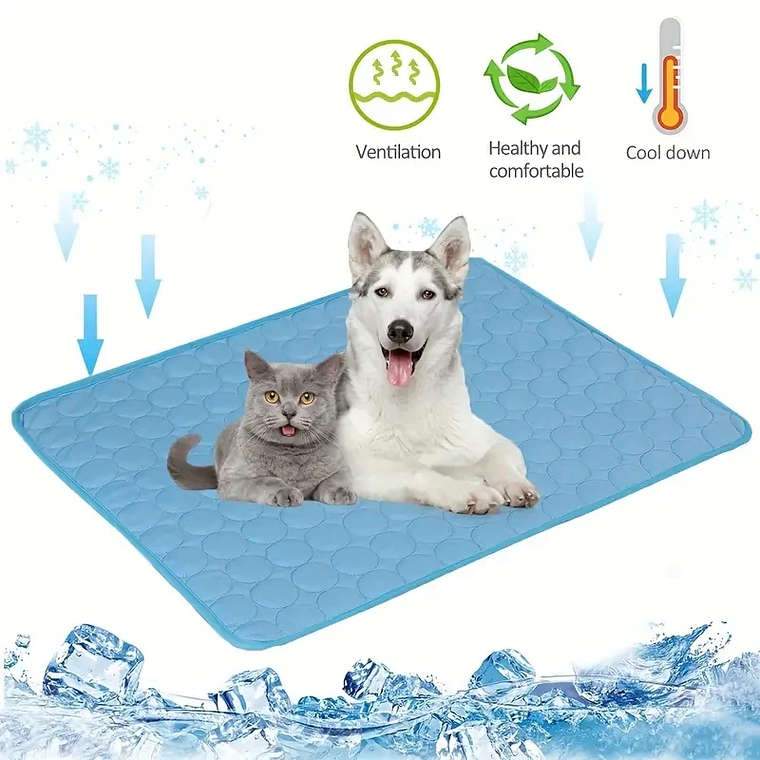 Tappetino rinfrescante per cani Lettino freddo estivo per animali domestici extra large per cani di piccola taglia Accessori per animali domestici Coperta durevole per gatti Divano... 1