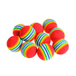 10PCS Rainbow Cat Toys Ball Interactive Cat Dog Play Chewing Rattle Scratch Ball Training Balls Pet Toys Supplies - thumbnail 3