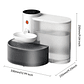 MJDZSW Fontanella dAcqua Intelligente Wireless 3L per Animali Domestici, Distributore Automatico Ultra Silenzioso e di Grande Capacità, Ideale per Gatti e Cani - thumbnail 2