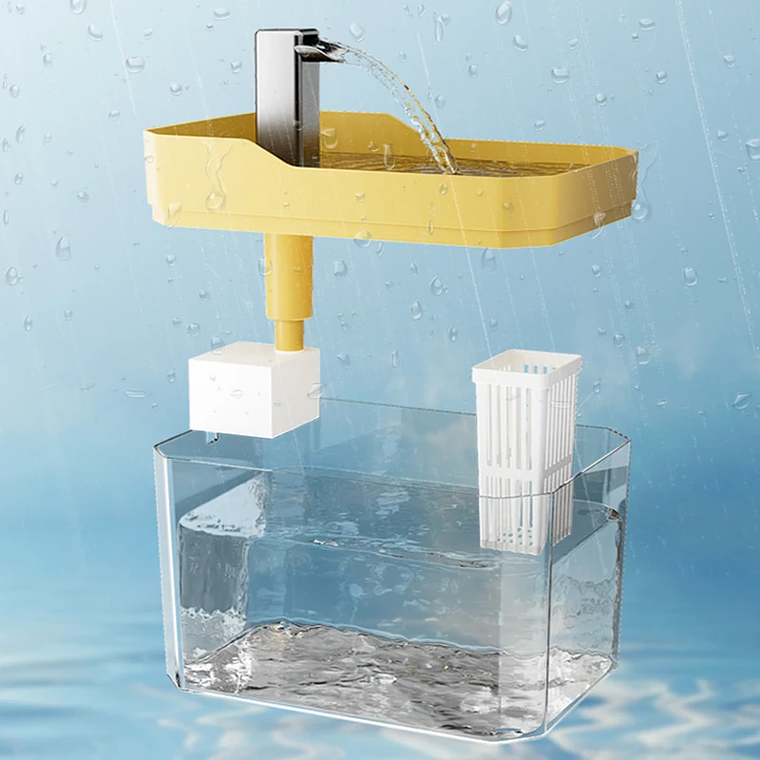 Hot transparent pet water dispenser plug-in automatic water drinker circulating and flowing out water smoothly pet water drinker 3