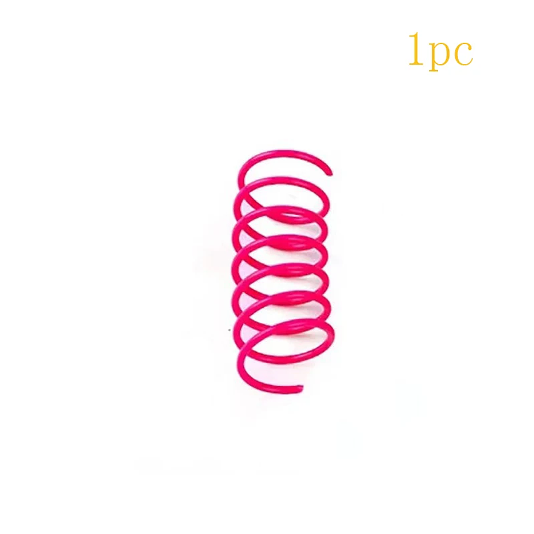 Pet Cat Toys Wide Durable Heavy Gauge Cat Spring Toy Colorful Springs Cat Pet Toy Coil Spiral Springs Pet Intera 2