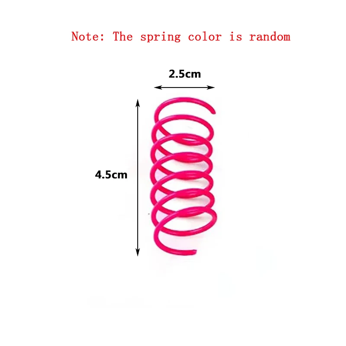Pet Cat Toys Wide Durable Heavy Gauge Cat Spring Toy Colorful Springs Cat Pet Toy Coil Spiral Springs Pet Intera 4