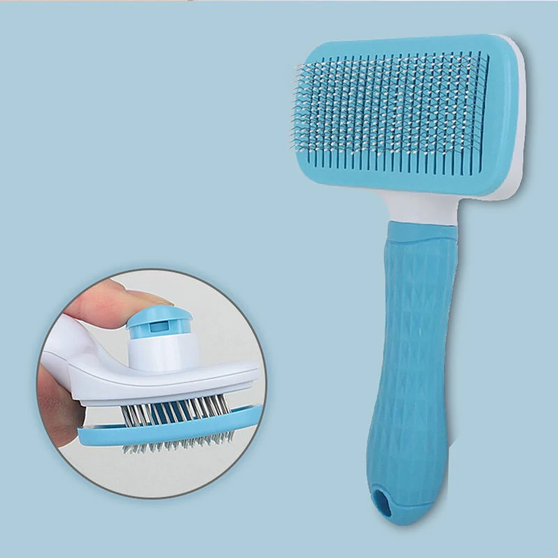 Pet Dog Brush Cat Comb Self Cleaning Pet Hair Remover Brush For Dogs Cats Grooming Tools Pets Dematting Comb Dogs Accessories 2