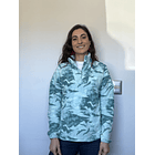 Micropolar Pine Ridge 1/4 Zip Printed Verde 1