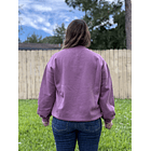 Poleron Tommy Universitario Crew Malva 4