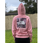 Poleron Box NSE color salmón 4