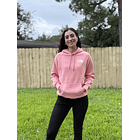 Poleron Box NSE color salmón 3