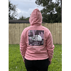 Poleron Box NSE color salmón 2