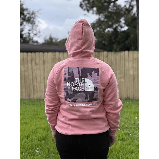 Poleron Box NSE color salmón 2