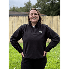 Poleron Micropolar Anchor 1/4 zip TNF Black