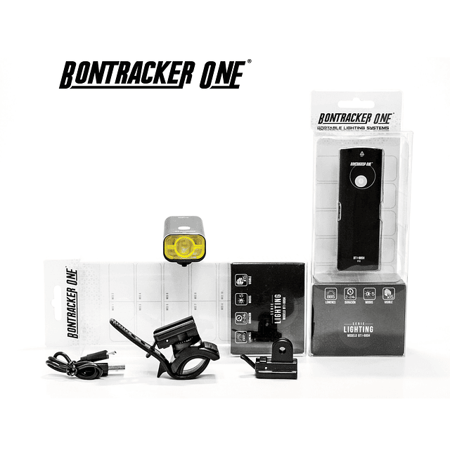 Foco Delantero Recargable USB BonTracker One® 885H Ligthing Series