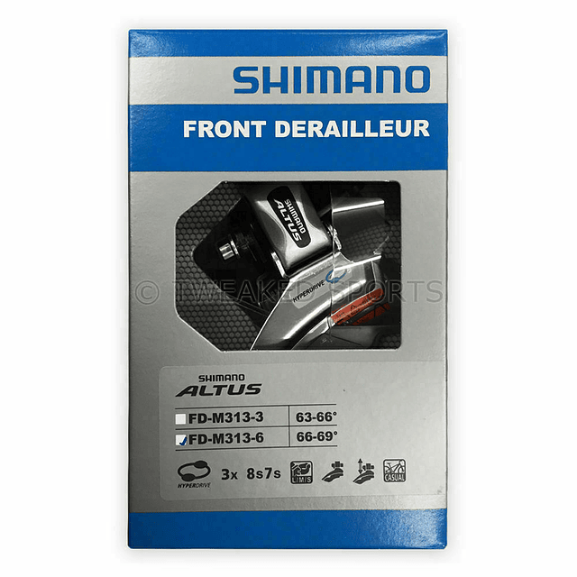 Desviador Delantero Shimano Altus FD-M313 Dual Pull