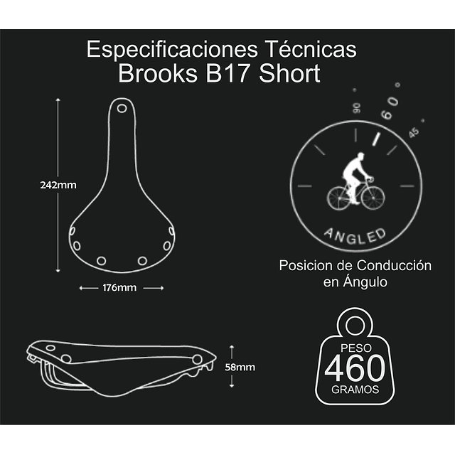 Sillín Brooks B17 Short