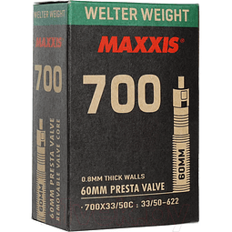 Cámara Maxxis 700x33/50 Válvula Francesa 60mm