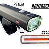 Set Luces Recargables USB Bontracker 445LM+235LM