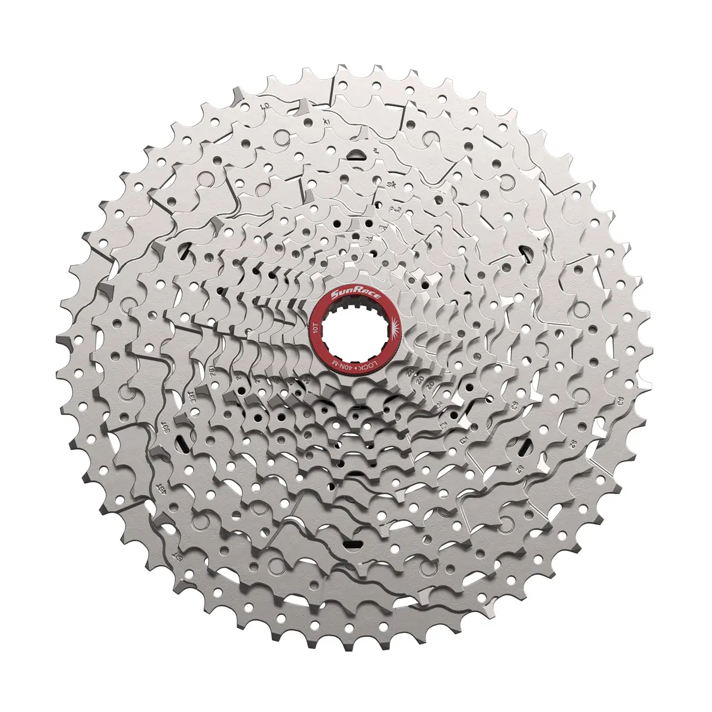Piñón Cassette SunRace MZ930 12V 10-51T Micro Spline Plata 1