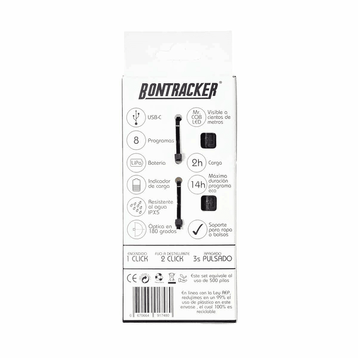 Set Luces Bontracker City&Road USB V2.0 4