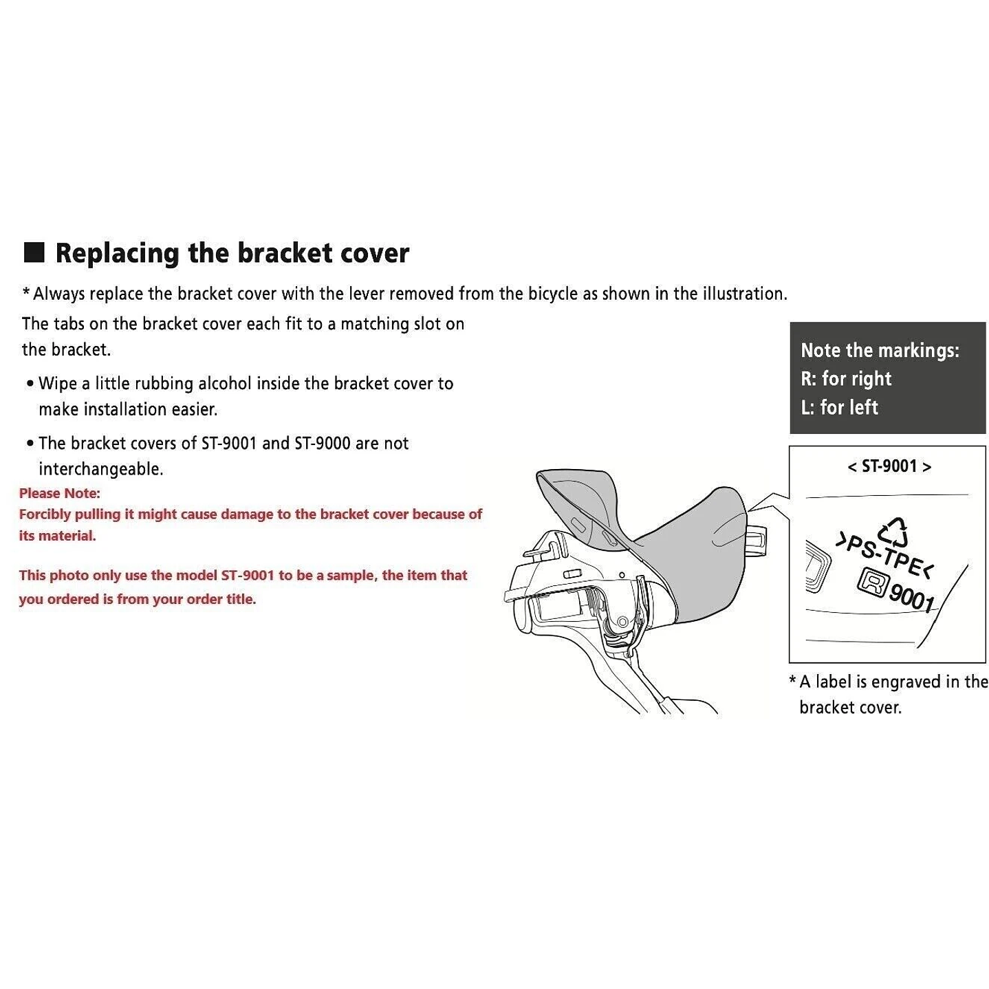 Gomas Cubre Manetas Shimano Sora ST-R3000 / Claris R2000 4